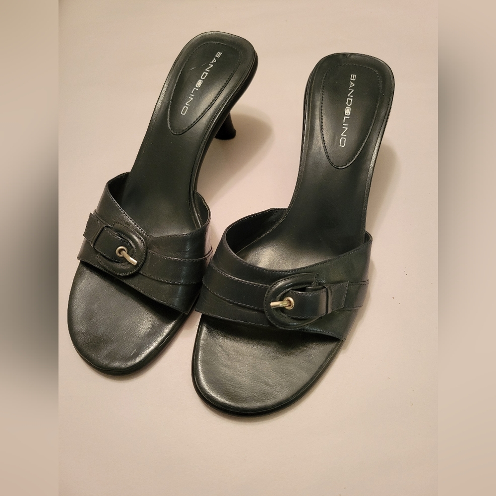 Bandolino Slip on Heeled Slides Sandal